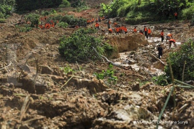 Sukabumi peringkat ke-6 daerah rawan bencana