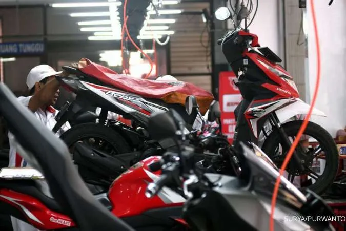 Servis Motor di Bengkel Honda 
