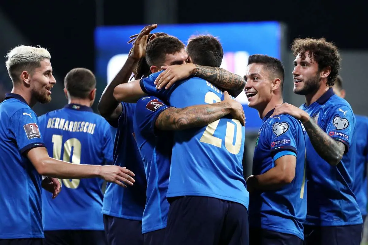 Hasil Italia vs Lithuania: Azzurri bantai 5-0 The Green Death