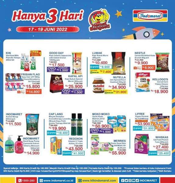 Promo JSM Indomaret Hanya 3 Hari Mulai 17-19 Juni 2022