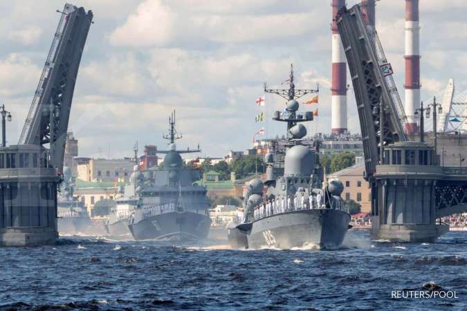 Rusia gelar latihan militer besar-besaran, libatkan seluruh kapal perang