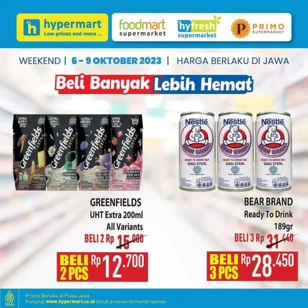 Promo Hypermart Beli Banyak Lebih Hemat Periode 6-9 Oktober 2023