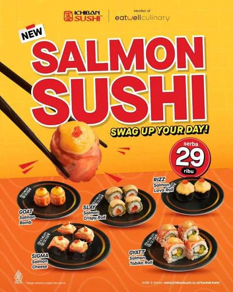 Promo Ichiban Sushi Menu Baru Salmo Sushi Serba Rp 29.000