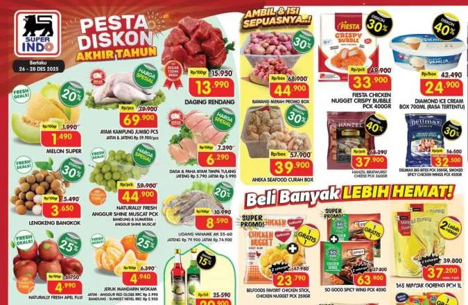 Katalog Promo JSM Superindo Diskon hingga 40% Periode 26-28 Desember 2025