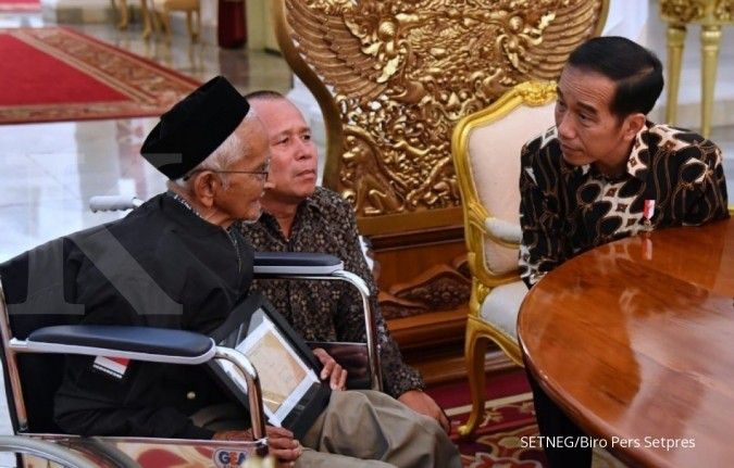Nyak Sandang bertemu Presiden Jokowi