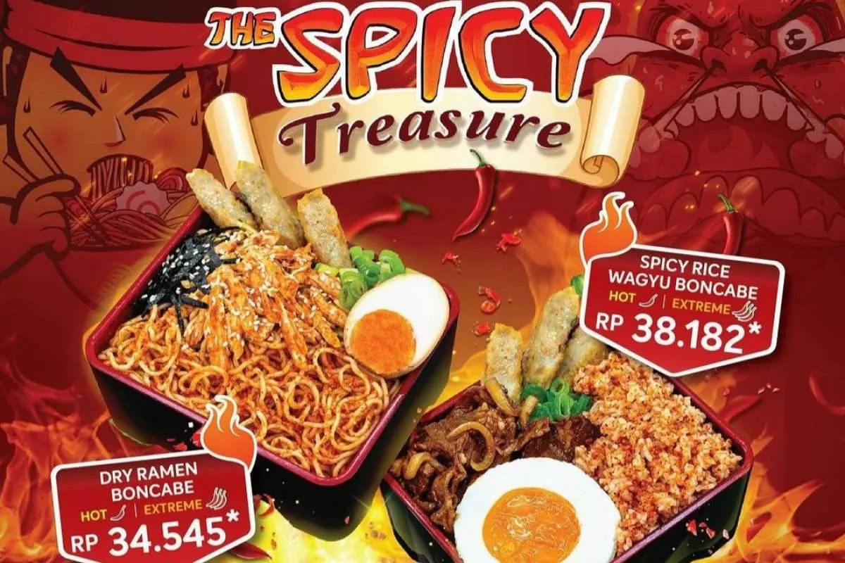Menu Baru Gokana x Boncabe! Gokana Spicy Treasure, Ada Dry Ramen dan Spicy Rice Wagyu