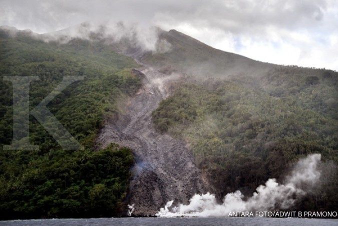 Status tanggap darurat Gunung Karangetang diperpanjang hingga 26 Februari 2019