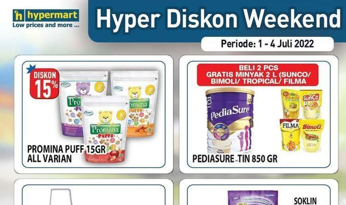 Promo JSM Hypermart Terbaru di Awal Juli 2022, Berikut Katalog Potongan Harganya