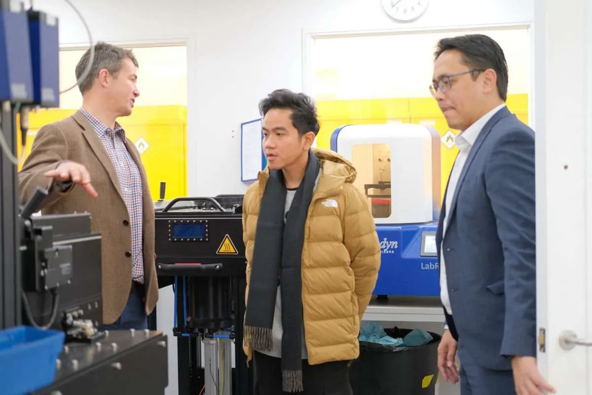 Gibran Kunjungi Perusahaan Milik Pengusaha Diaspora 