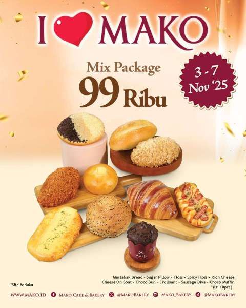 Promo Mako Bakery 3-7 November 2025