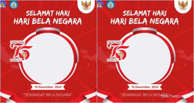 25 Twibbon Hari Bela Negara 2024 yang Diperingati Setiap 19 Desember