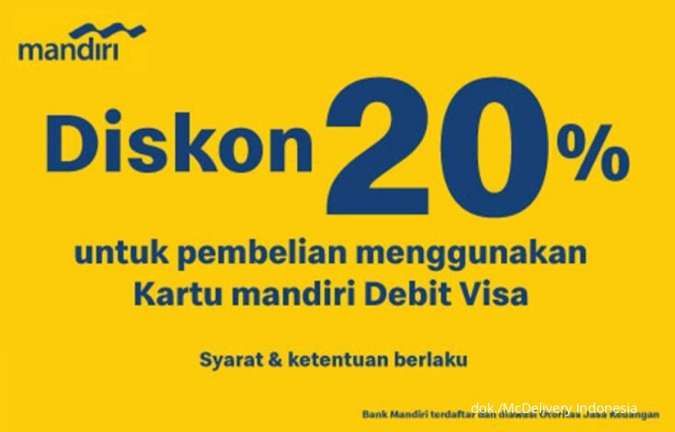 Promo McD Mulai 1 April 2022, Diskon 20% via Kartu Debit Mandiri di McDelivery