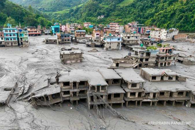 Kerugian Banjir Nepal Diperkirakan Capai US$2,56 Miliar