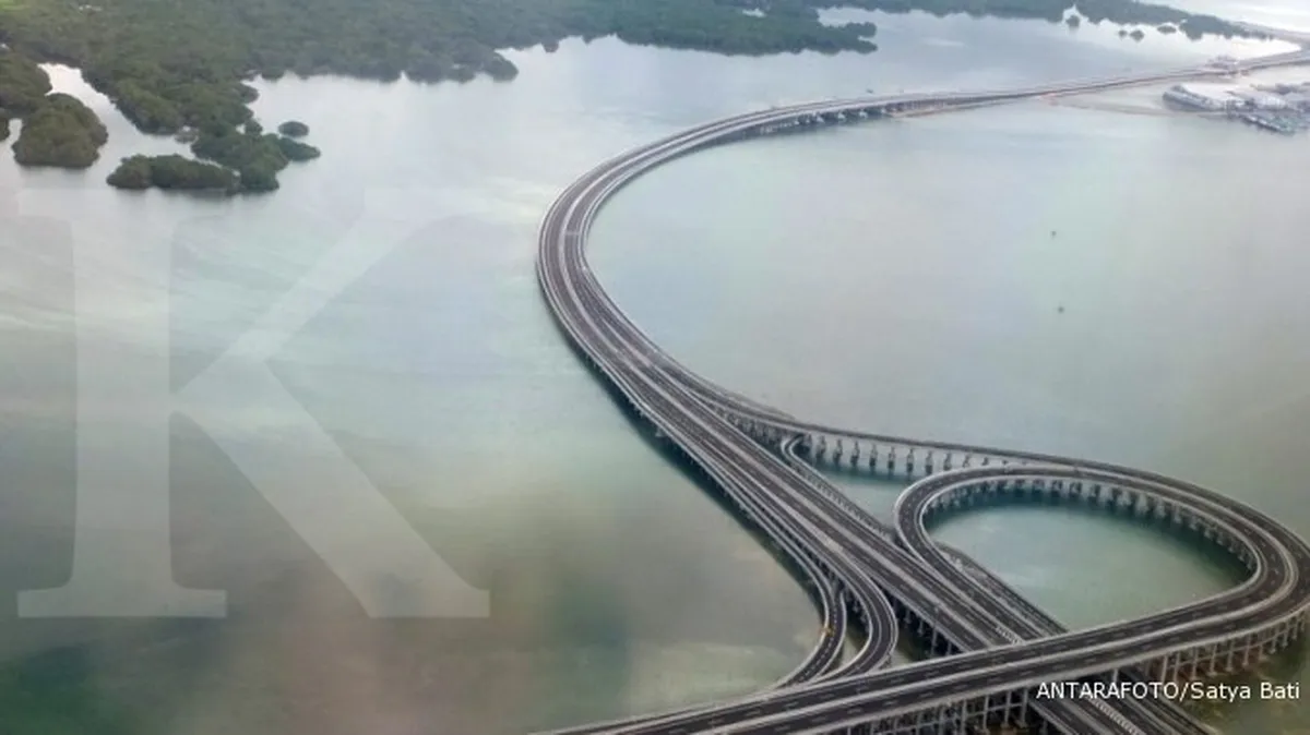 Cuma 30% tol Pantura yang dibangun di atas laut