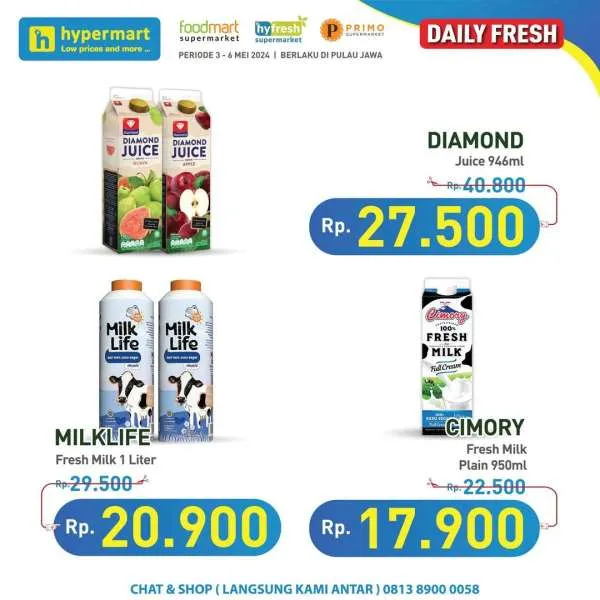 Promo JSM Hypermart Hyper Diskon Weekend Periode 3-6 Mei 2024