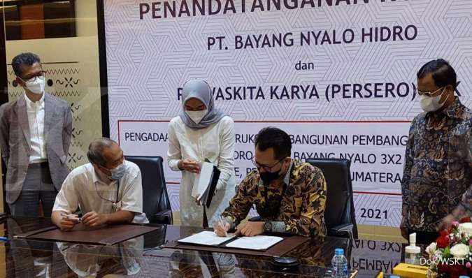 Waskita Karya (WSKT) raih kontrak baru pembangunan PLTM Bayang Nyalo Rp 128 miliar