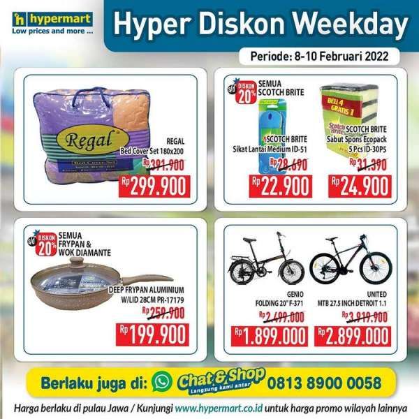 Promo Hypermart Terbaru Berlaku 8-10 Februari 2022