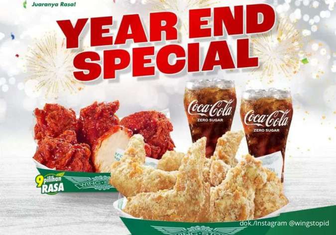 Akhir Tahun Penuh Rasa, Promo Wingstop Year End Special 10 Ayam Cuma Rp 68 Ribuan