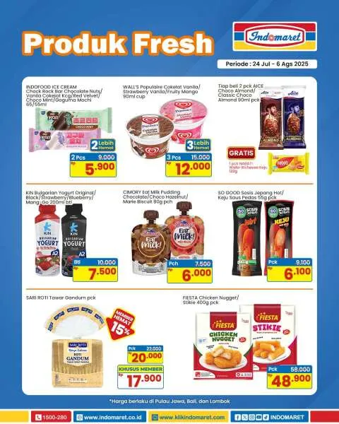 Promo Indomaret Super Hemat Periode 24 Juli-6 Agustus 2025
