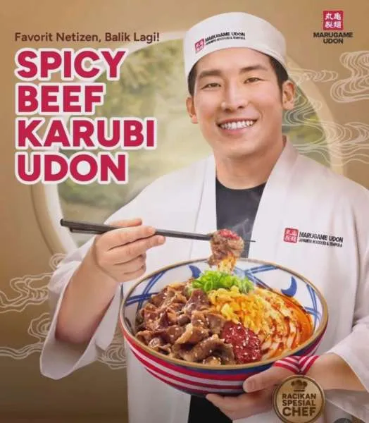 Promo Marugame Spicy Beef Karubi Udon