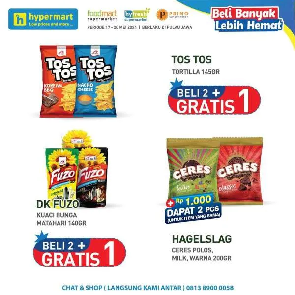 Promo Hypermart Beli Banyak Lebih Hemat Periode 17-20 Mei 2024