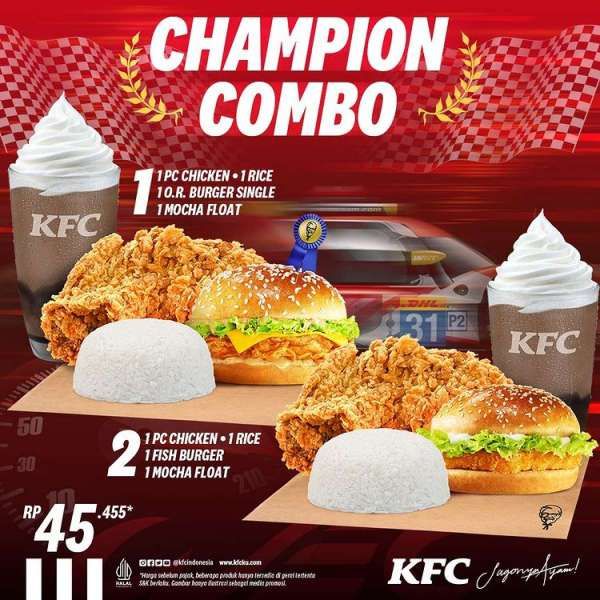 Promo KFC Terbaru Paket Champion Combo di Bulan Juni 2022