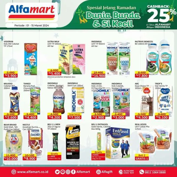 Promo Alfamart Dunia Bunda & Si Kecil Periode 1-15 Maret 2024