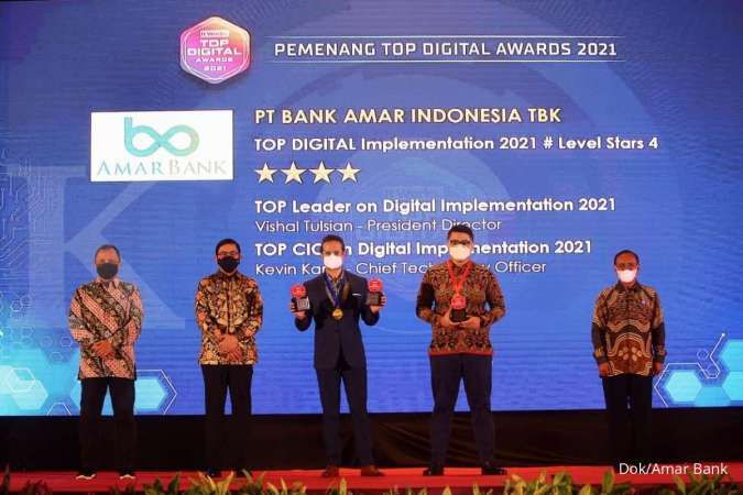 Amar Bank Mendapat Pengakuan Atas Teknologi yang Membawa Perubahan Memenangkan 3 Kategori di Top Digital Awards 2021