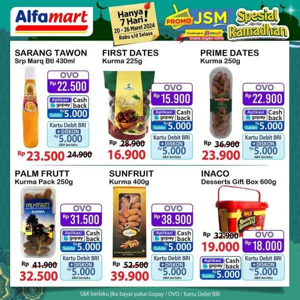 Promo JSM Alfamart Hanya 7 Hari Periode 20-26 Maret 2024