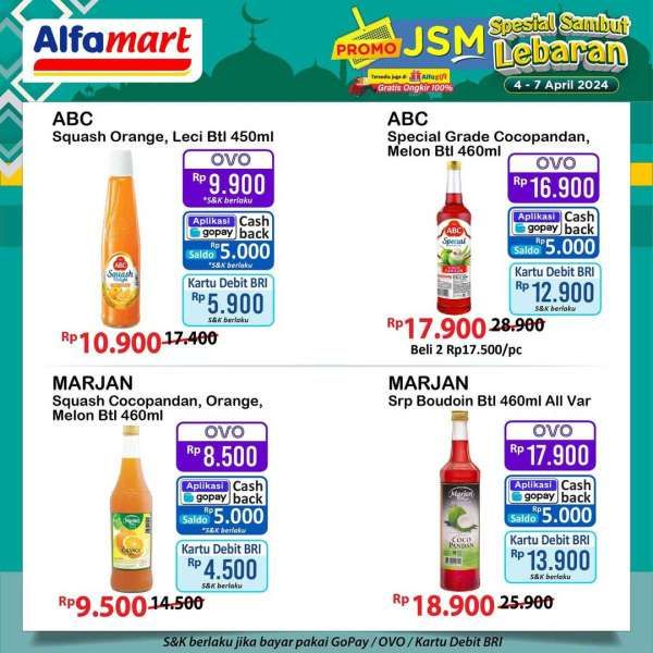 Promo JSM Alfamart Spesial Sambut Lebaran Periode 4-7 April 2024