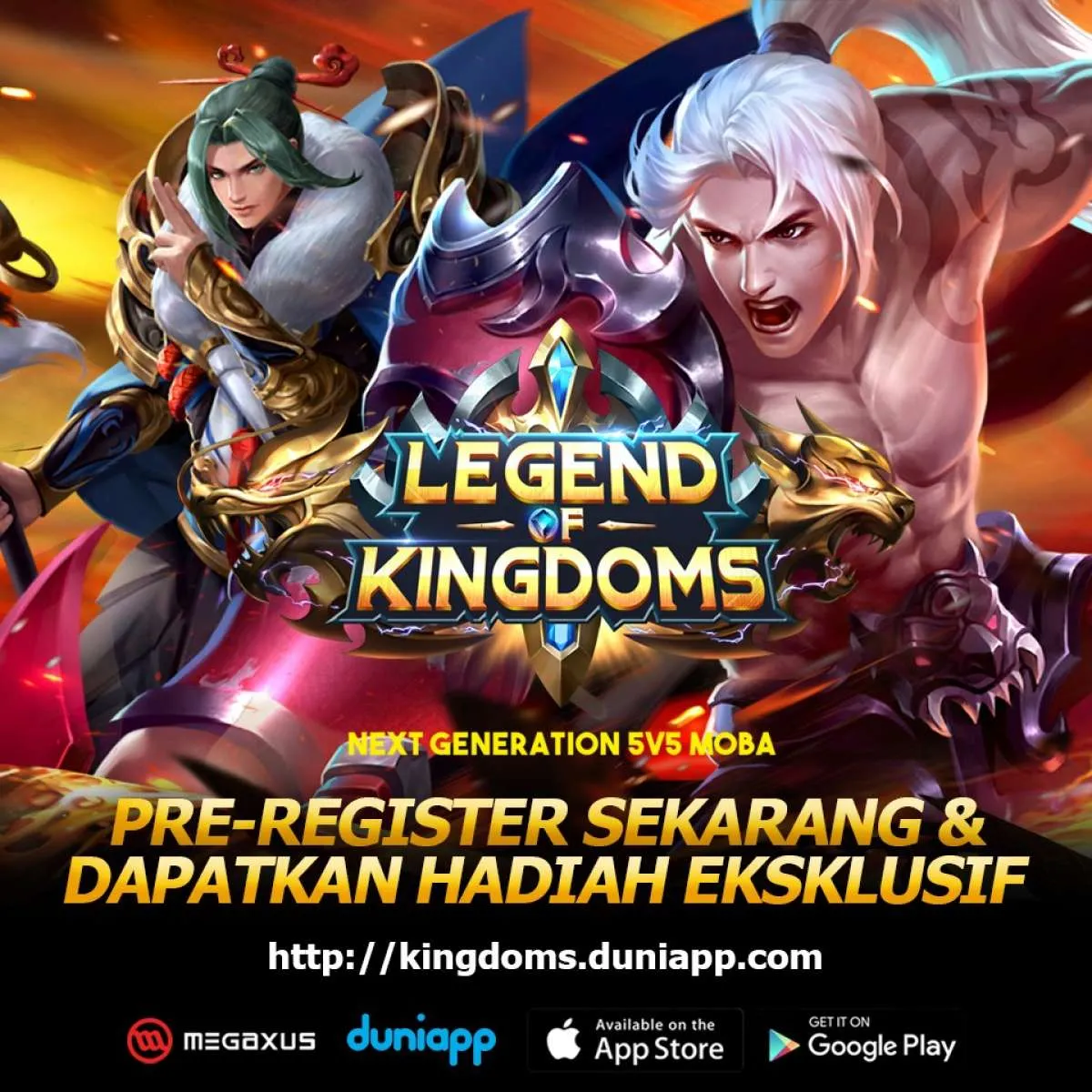 Legend of Kingdoms, mobile game terbaru untuk para gamers dari Megaxus