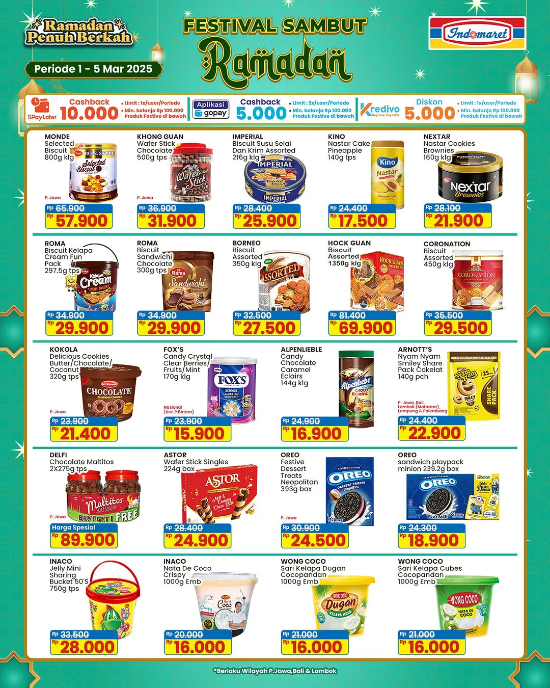 Promo Indomaret Sambut Ramadan Periode 1-15 Maret 2025
