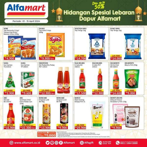 Promo Alfamart Sambut Lebaran 1-15 April 2024 Edisi Kebutuhan Dapur