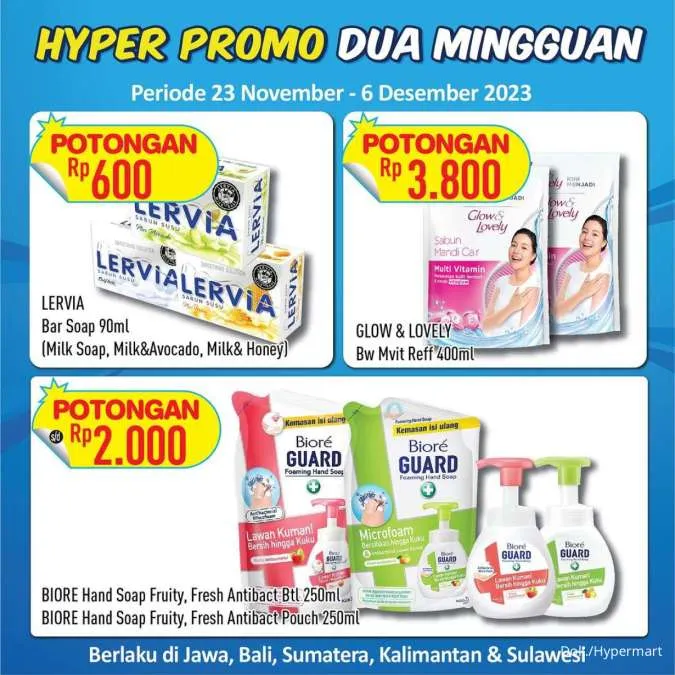 Promo Hypermart Dua Mingguan Periode 23 November-6 Desember 2023