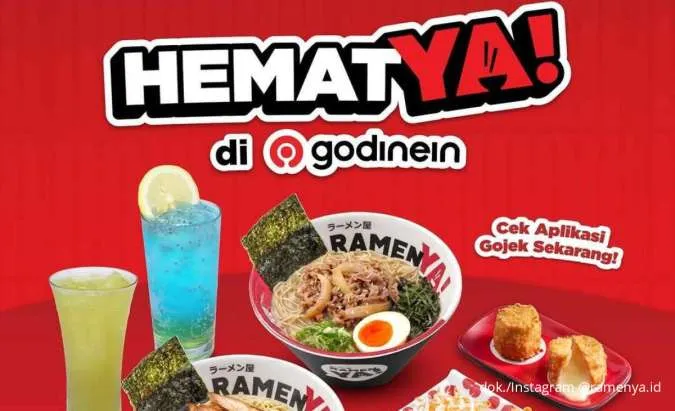 Promo RamenYa! Via Gojek sampai 14 Oktober: Pakai Voucher Lebih Hemat, Cek Lokasinya
