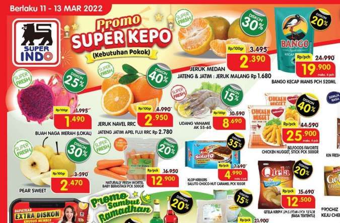 Cek Promo JSM Superindo Hari Ini (12/3) untuk Belanja Hemat Kebutuhan Pokok
