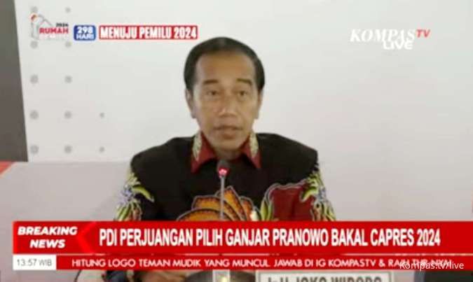 Ganjar Resmi Jadi Capres PDIP, Ini Kata Jokowi