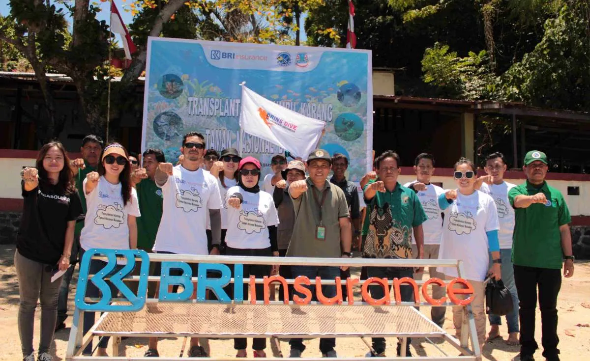 BRI Insurance Lakukan Transplantasi Terumbu Karang di Taman Nasional Bunaken