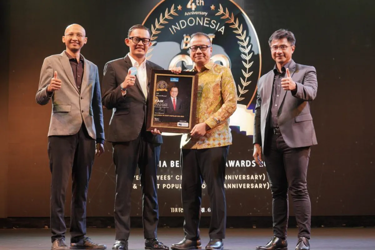 Dirut Angkasa Pura I Faik Fahmi Jadi CEO Terpopuler versi The Iconomics
