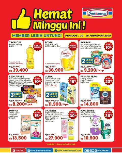 Promo Indomaret 20-26 Februari 2025 Hemat Minggu Ini