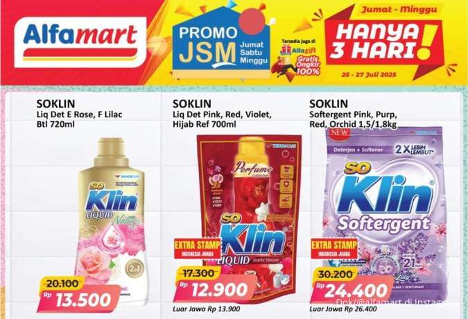 Promo Deterjen Weekend Terbaru Jelang Akhir Juli 2025, Promo Hanya 3 Hari
