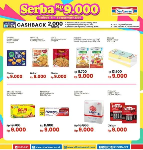 Promo Indomaret Super Hemat Periode 5-18 September 2024