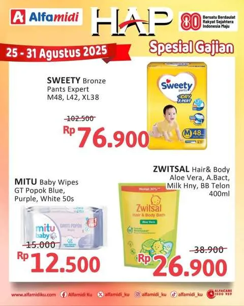 Promo Alfamidi Hemat Satu Pekan Periode 25-31 Agustus 2025
