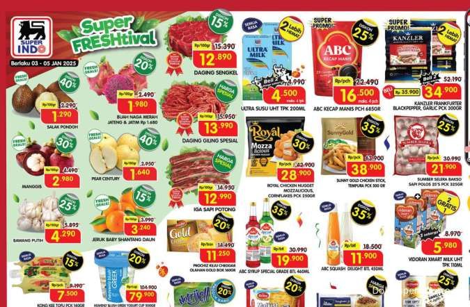 Katalog Promo JSM Superindo Diskon hingga 40% Periode 3-5 Januari 2025