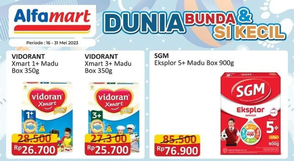 Promo Alfamart Terbaru sampai 31 Mei 2023, Harga Ekonomis untuk Belanja Susu Anak