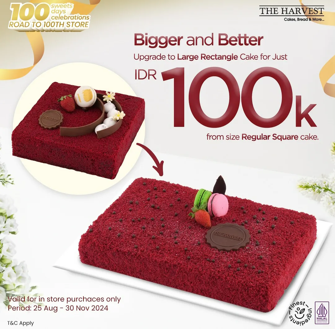 Promo The Harvest road to 100th store