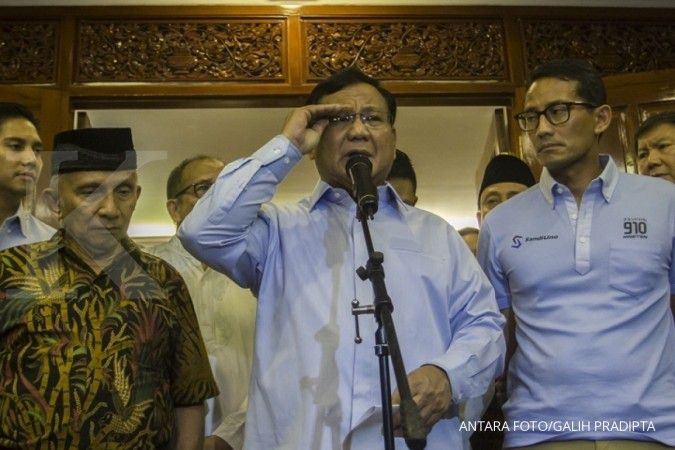 Pengamat lihat indikasi partai pengusung Prabowo-Sandi tak solid