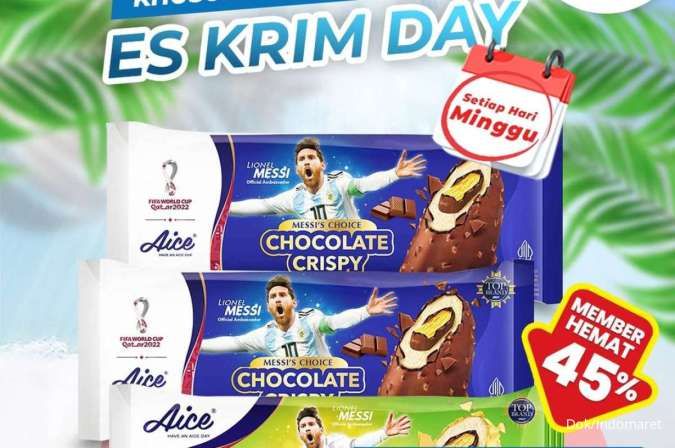 Promo Es Krim di Indomaret 23 November 2025, Aice Beli 3 Lebih Hemat