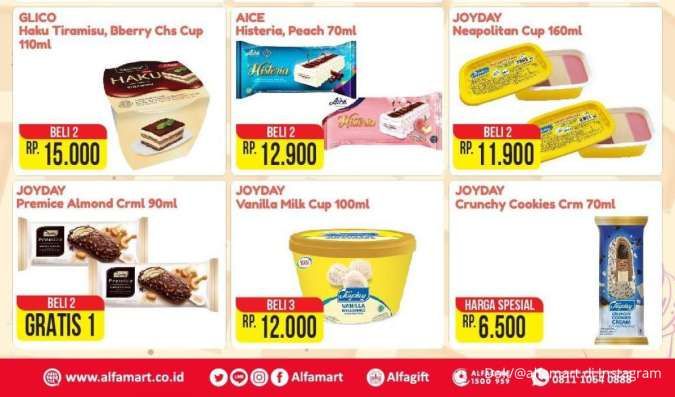 Promo Alfamart Carnaval Ice Cream Desember 2024, Harga Spesial Jelang Akhir Tahun