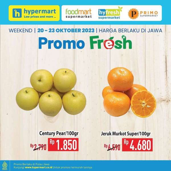 Promo JSM Hypermart Terbaru 20-23 Oktober 2023, Hyper Diskon Weekend 4 Hari